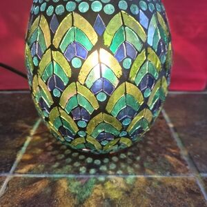 Colorful Mosaic Table Lamp